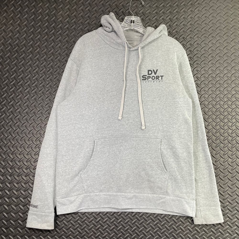 DV Sport Softwear Gray‎ Pullover Hoodie Sweater Casual Wear Men's Size Large